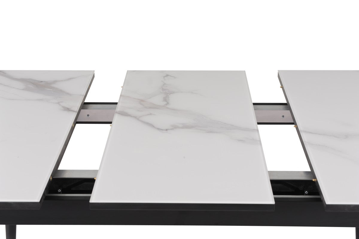 Extendable Dining Table – White