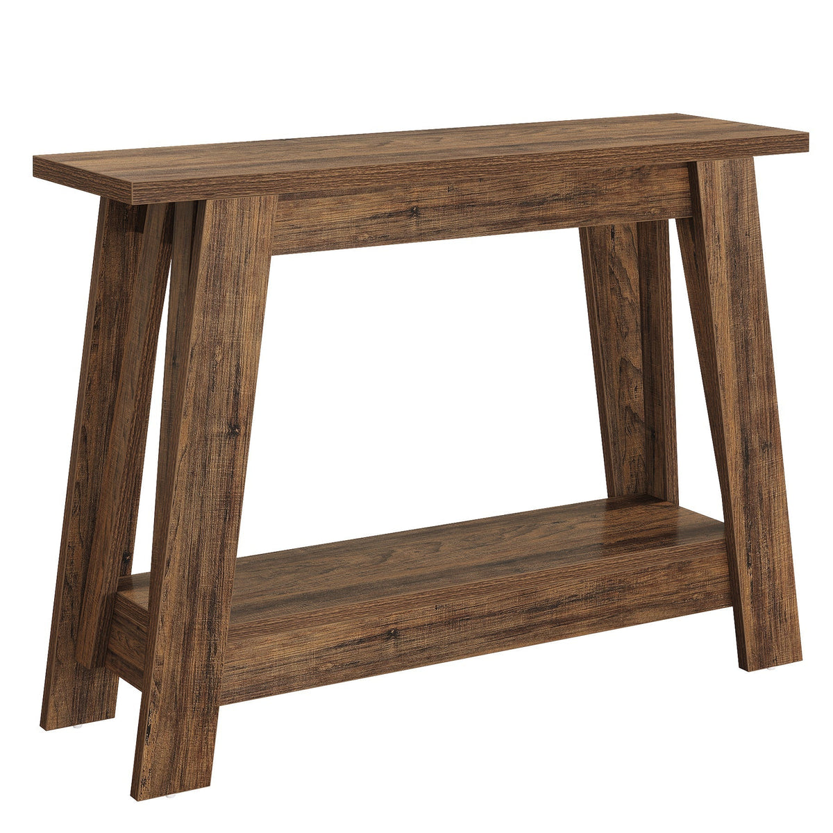 41.3" Console Table, 2-Tier Farmhouse Sofa Entryway Table with Storage