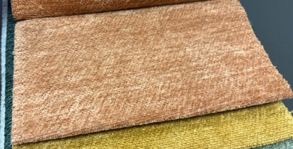 Brassex Terracotta Three-Seater Sofa