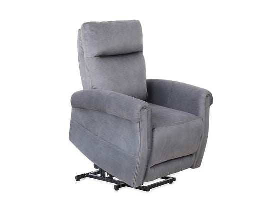 Kwality Arlen Charcoal Grey Fabric Power Lift Chair 70875CHGR