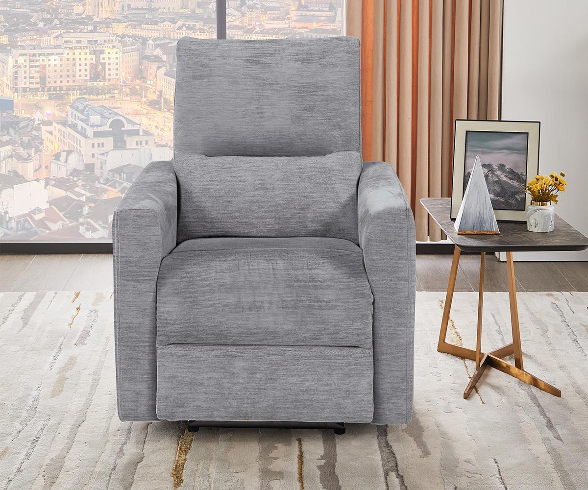 Edyn Power Recliner Chair: Lucie Fabric, High-Density Foam, Ultimate Comfort & Support