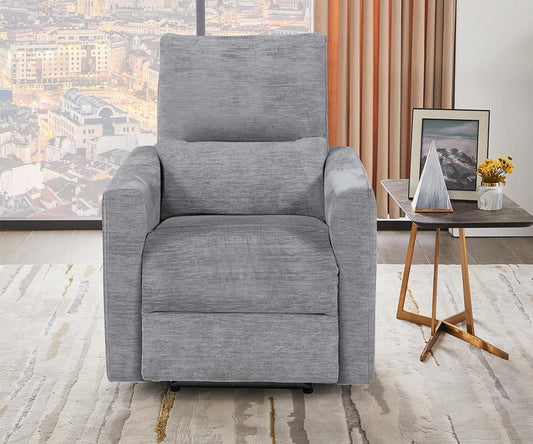 Edyn Power Recliner Chair: Lucie Fabric, High-Density Foam, Ultimate Comfort & Support