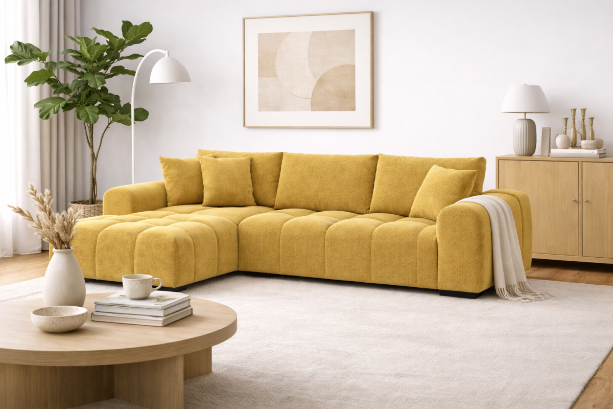 Sectional – Yellow