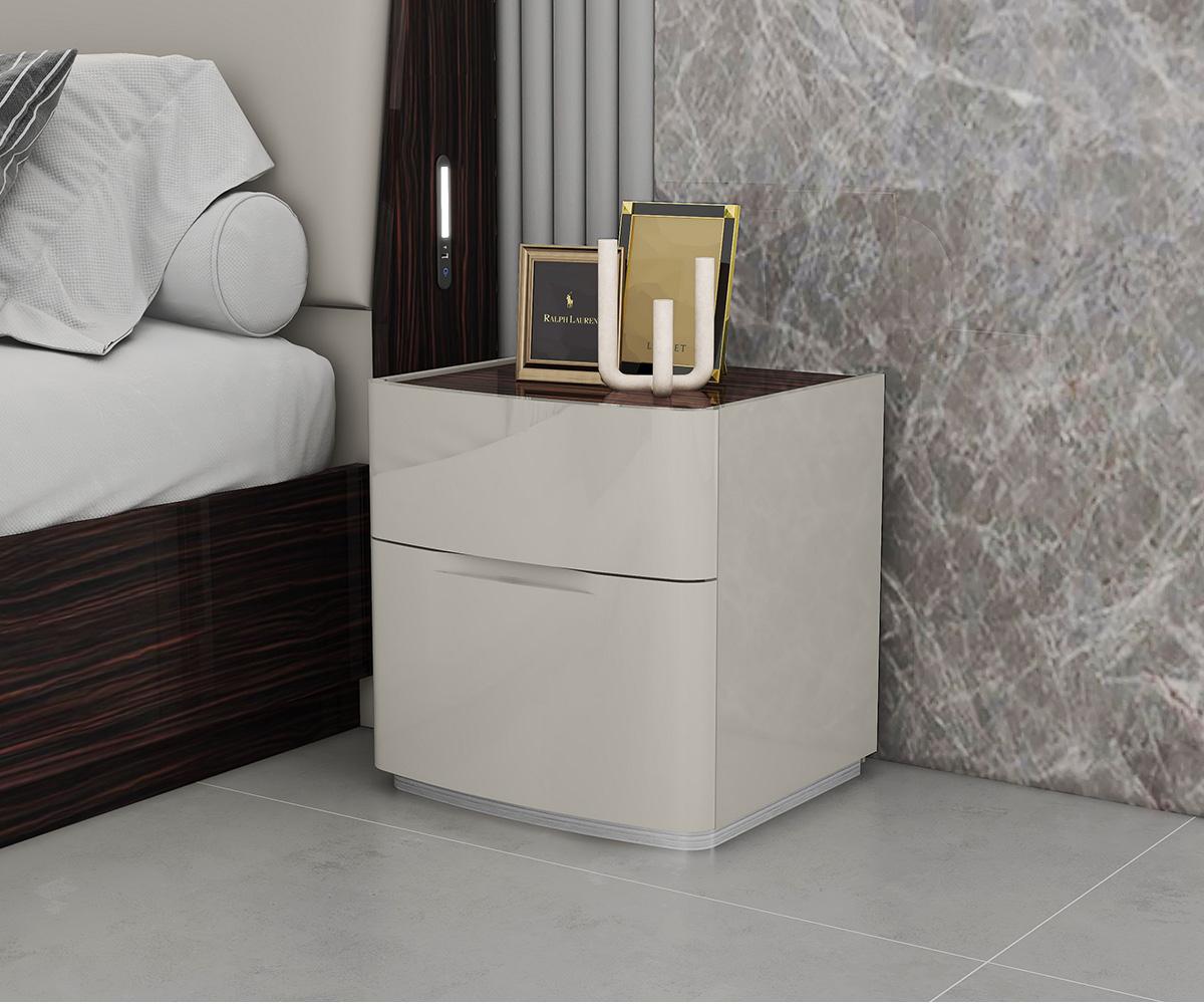 Mario Nightstand – Grey