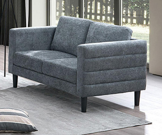 Brayden Charcoal Grey Fabric Living Room Sofa Set U521
