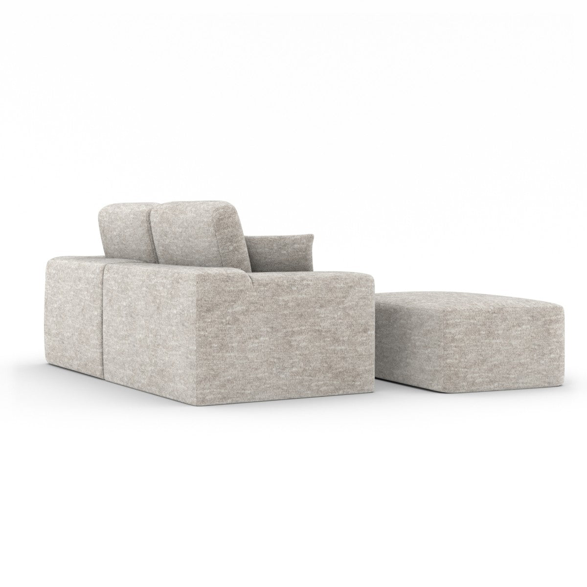 Sectional with Ottoman – Beige