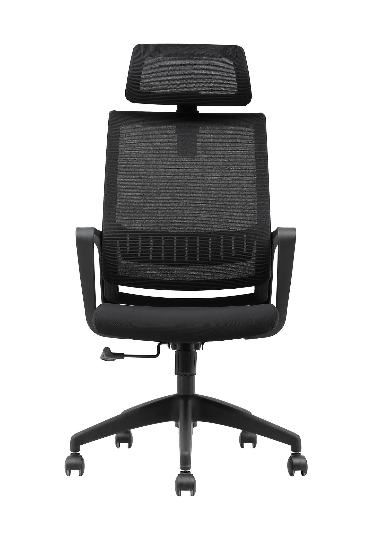 Ergonomic Black Mesh Office Chair with Lumbar Support and Adjustable Features