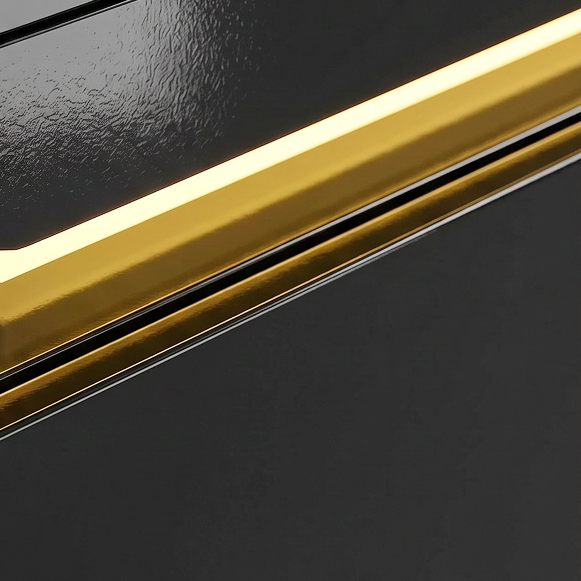 HOMCOM LED Coffee Table High Gloss Black