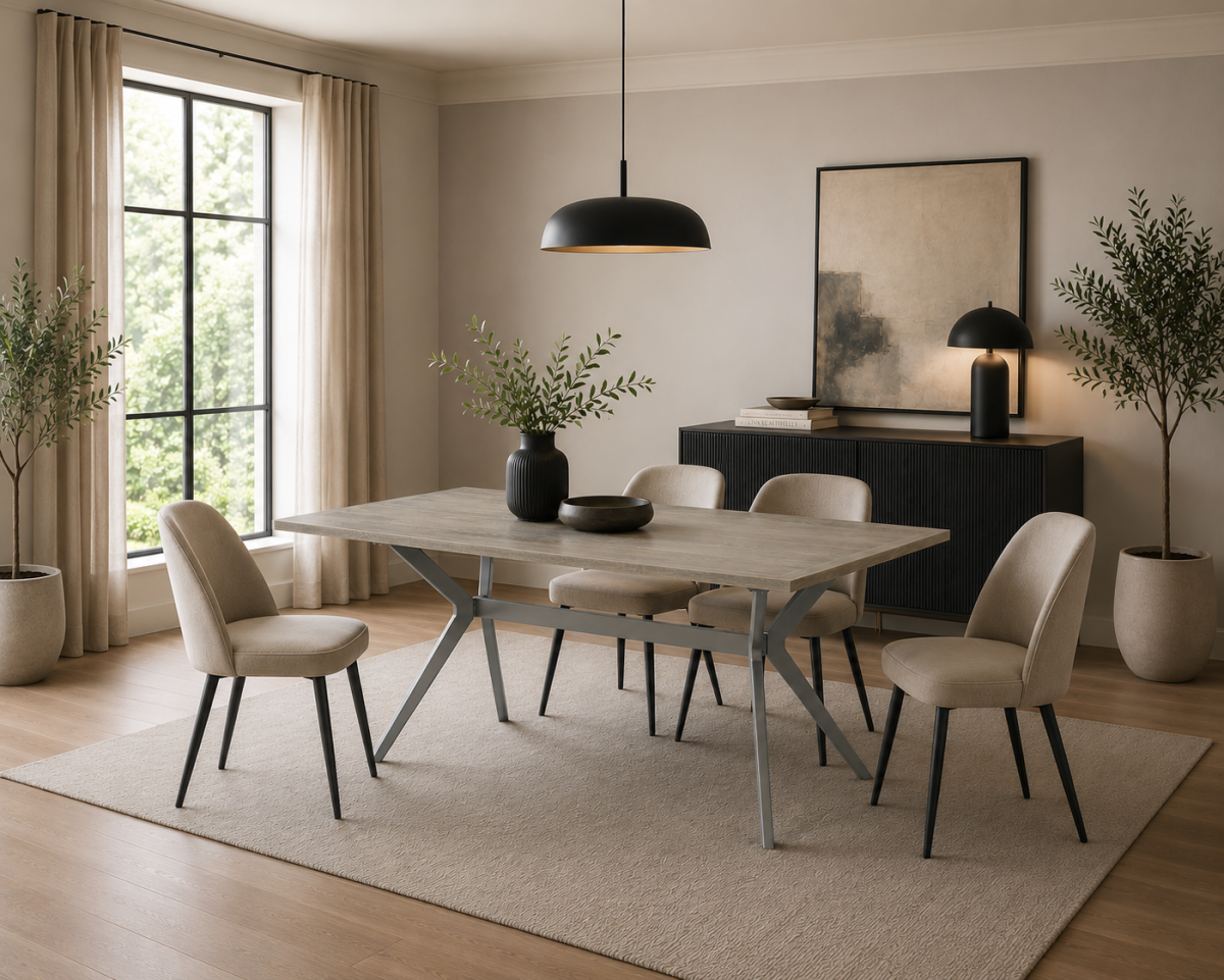 Rustic Dining Table – Rustic Oak