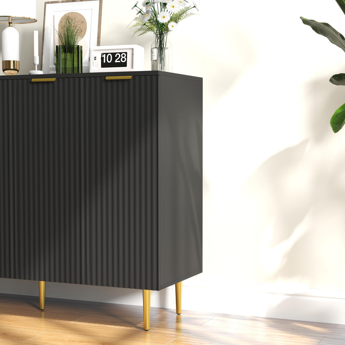Sideboard Buffet Cabinet with Adjustable Shelves – 47"W x 35"H