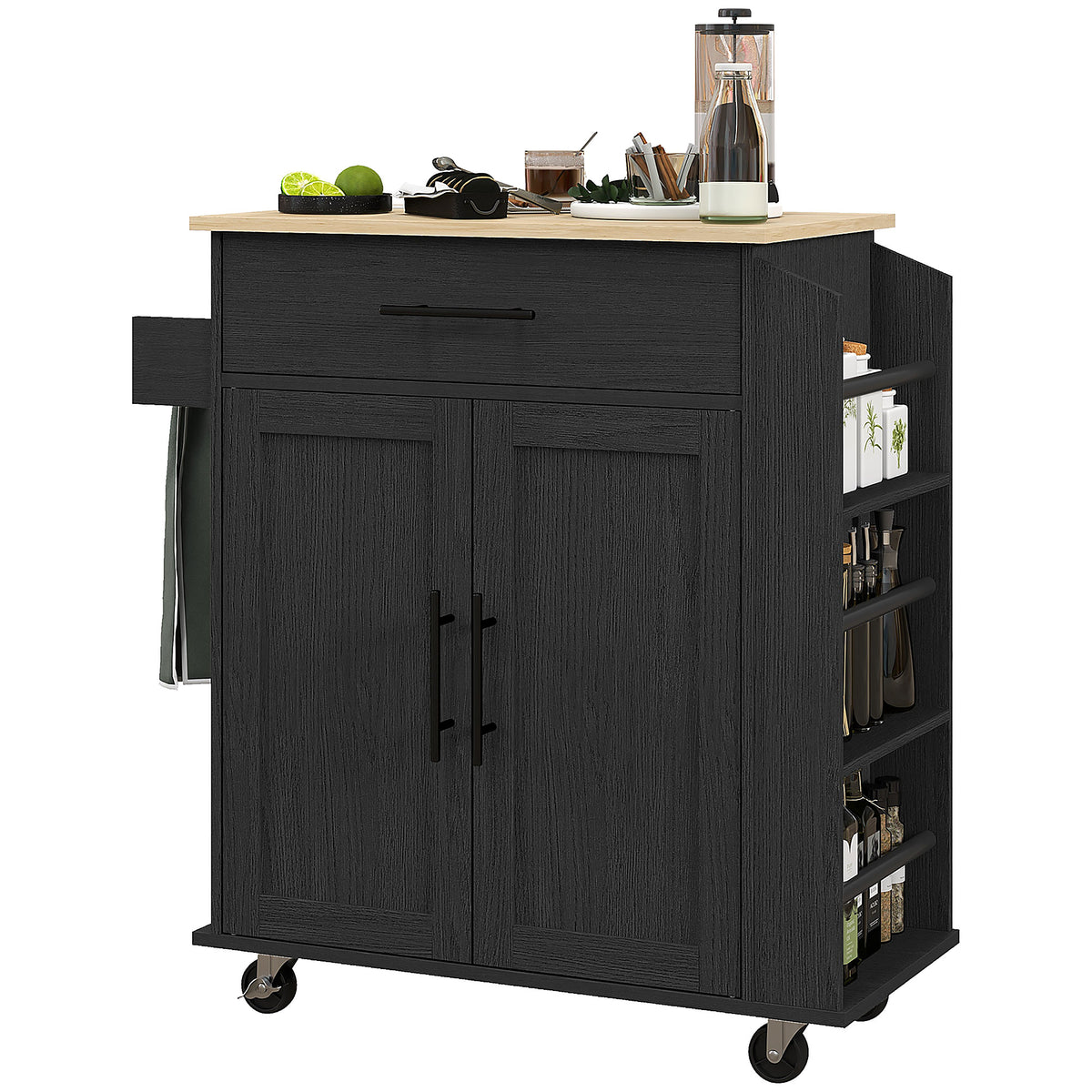 Rolling Island with Wheels – 30"W x 34"H