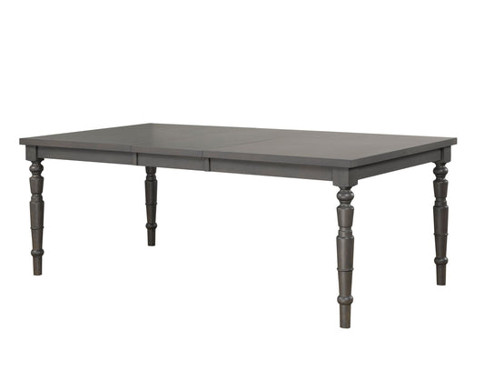 Industrial Acacia Wood Dining Table – Grey