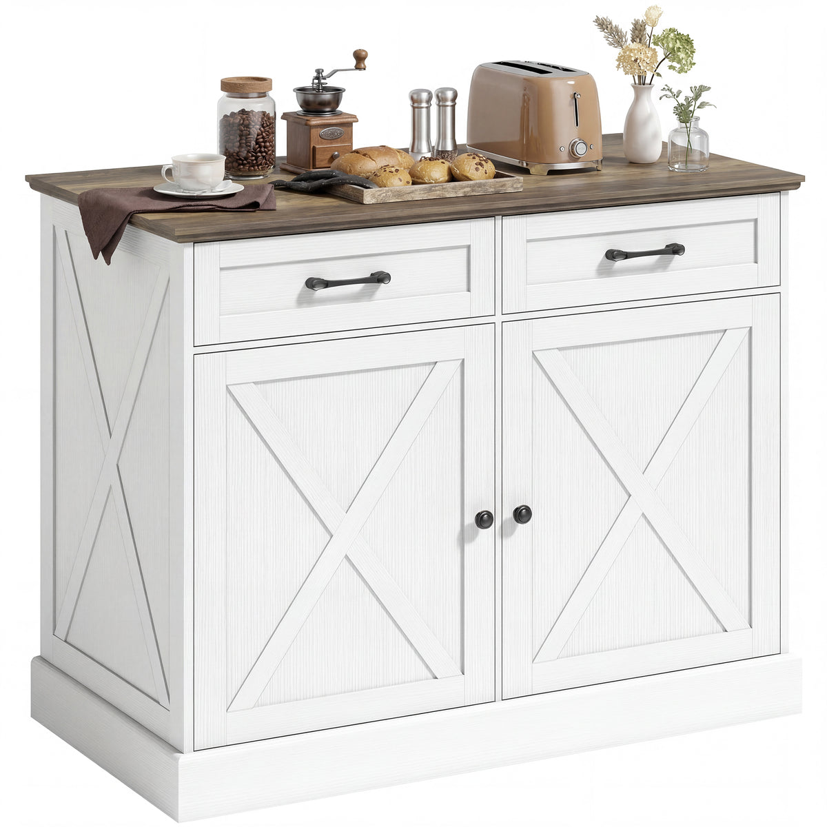 Kitchen Island with Sitting Space – 42"W x 36"H