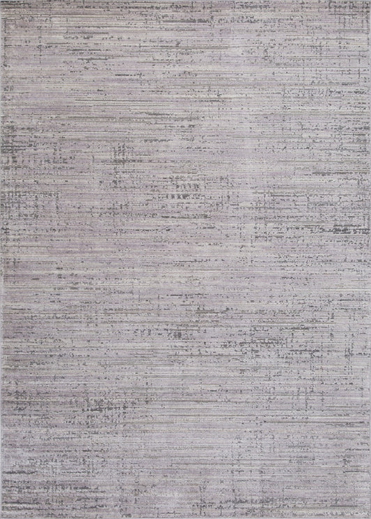 Distressed Area Rug – Grey/Black