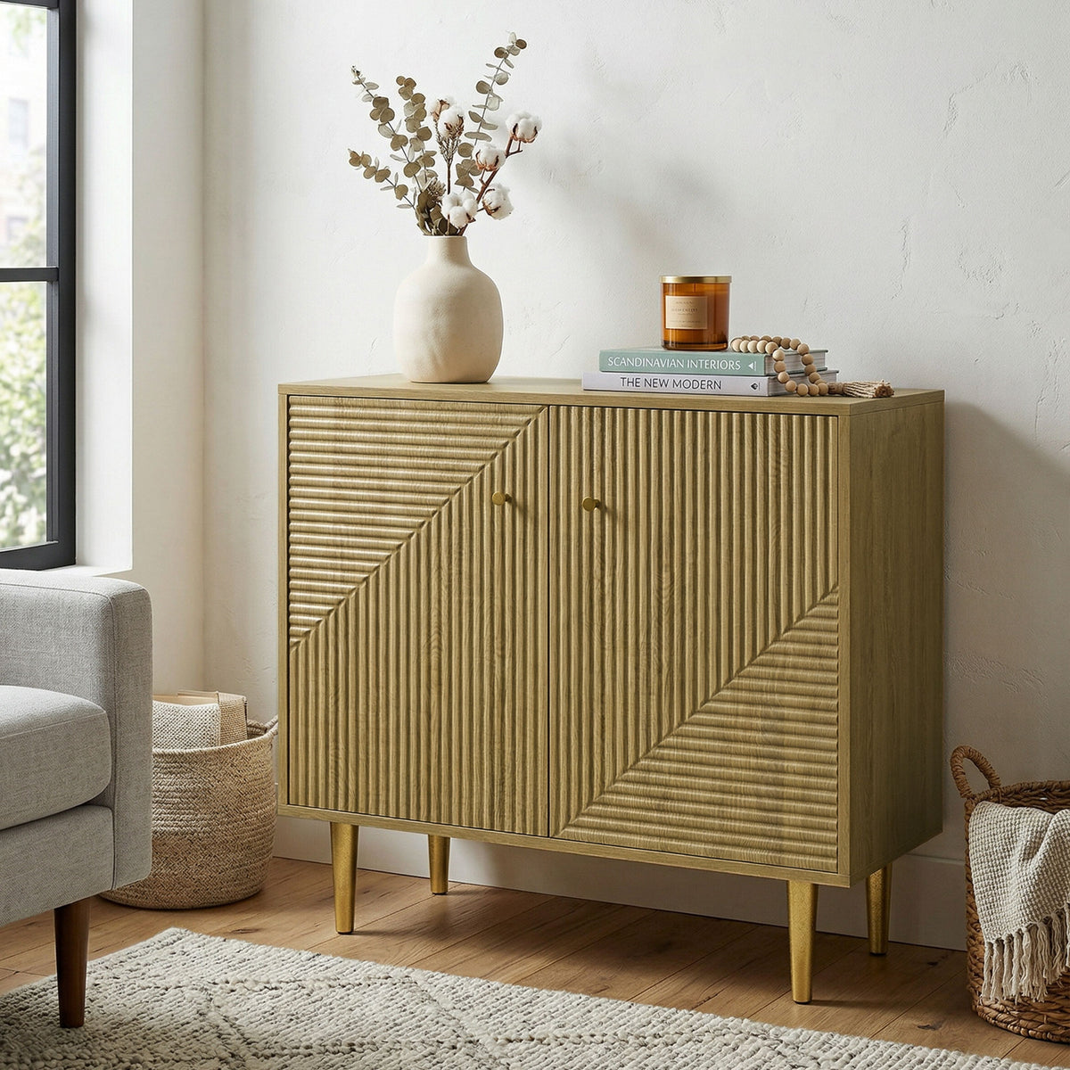 Sideboard with Adjustable Shelf – 30"W x 30"H