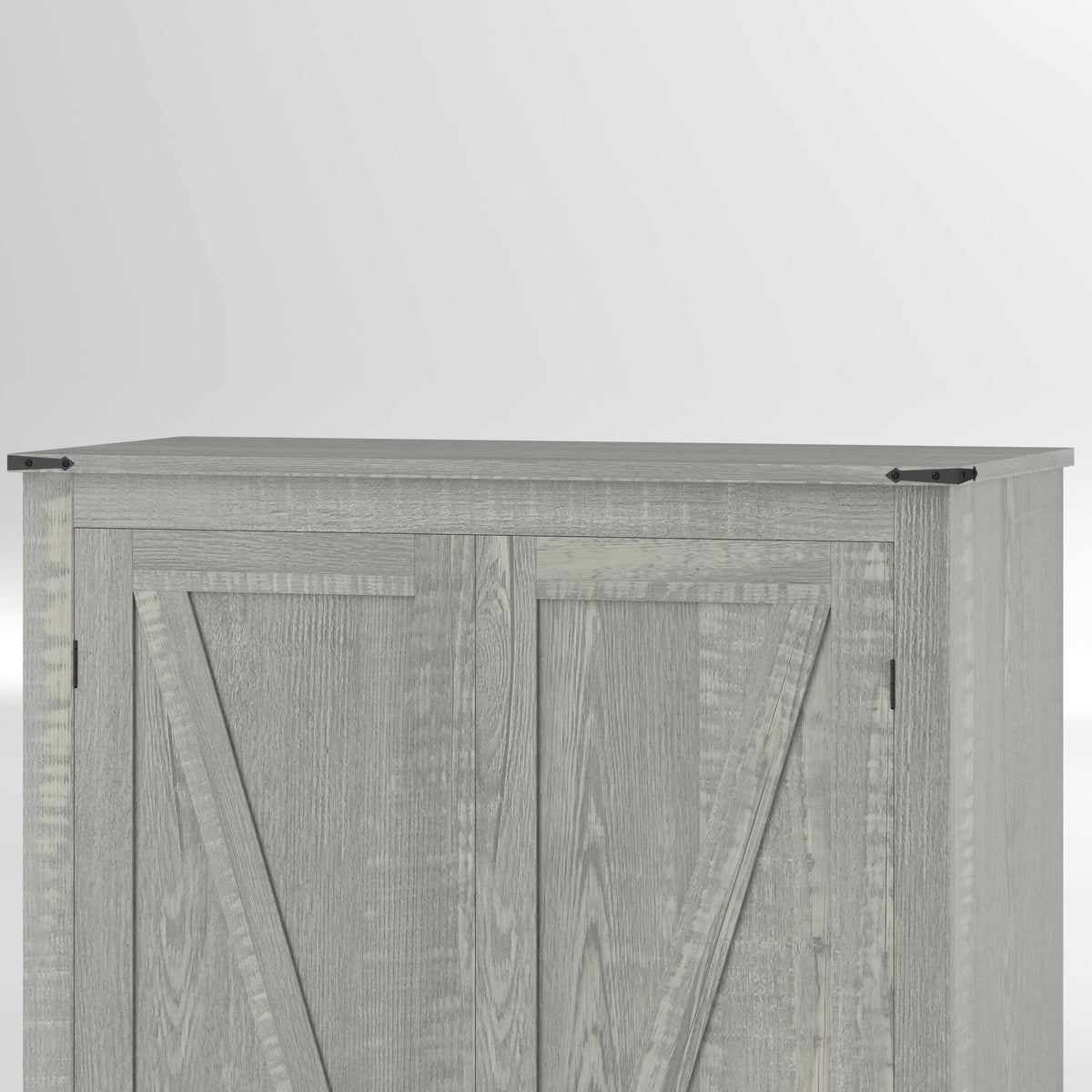 Farmhouse Pantry Cabinet with Adjustable Shelves – 32"W x 72"H
