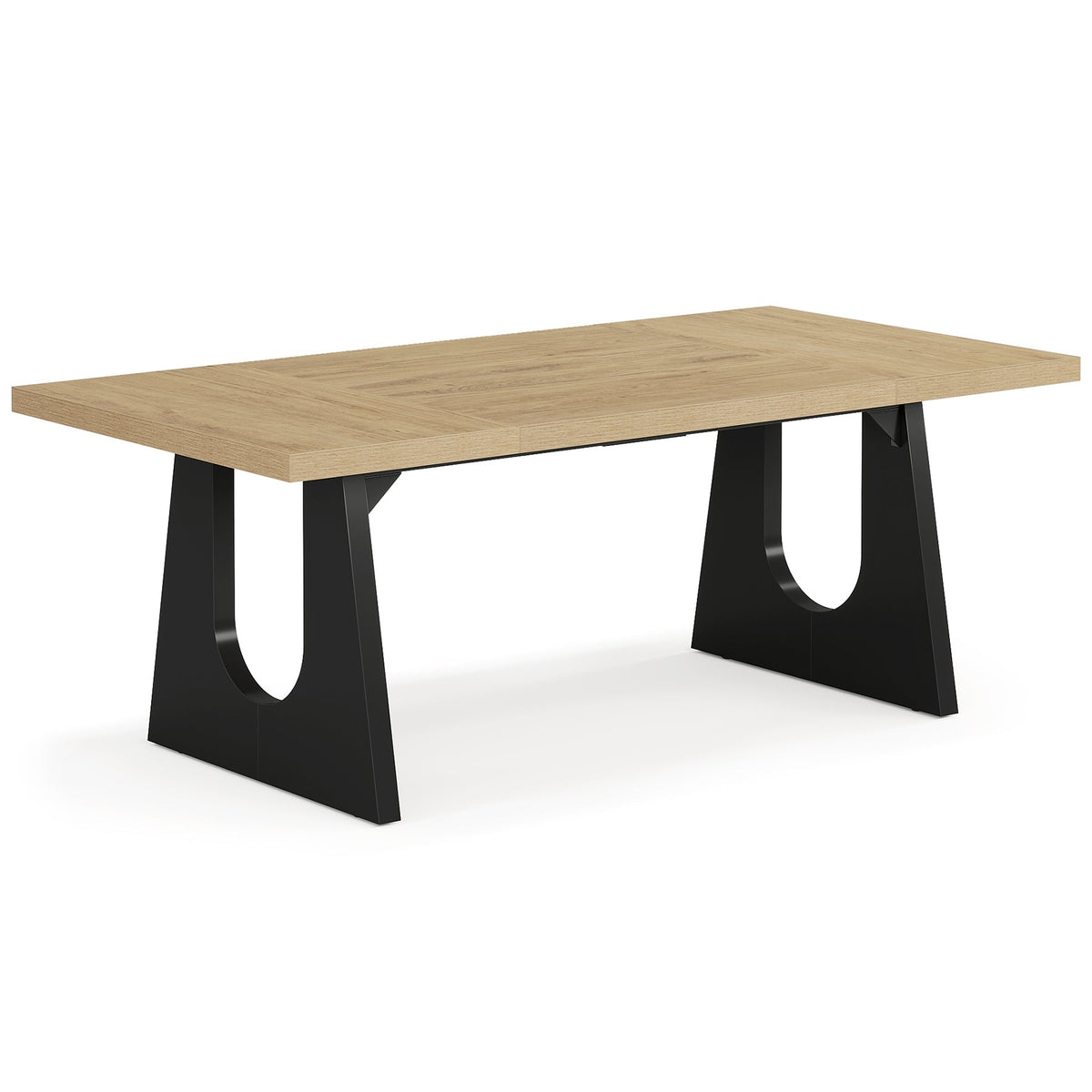 Large Dining Table, 70" Rectangular Kitchen Table for 6-8 People