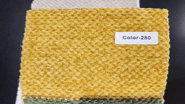 Zara Sofa Yellow Plush Polyester 86in Length Corner Blocked Frame