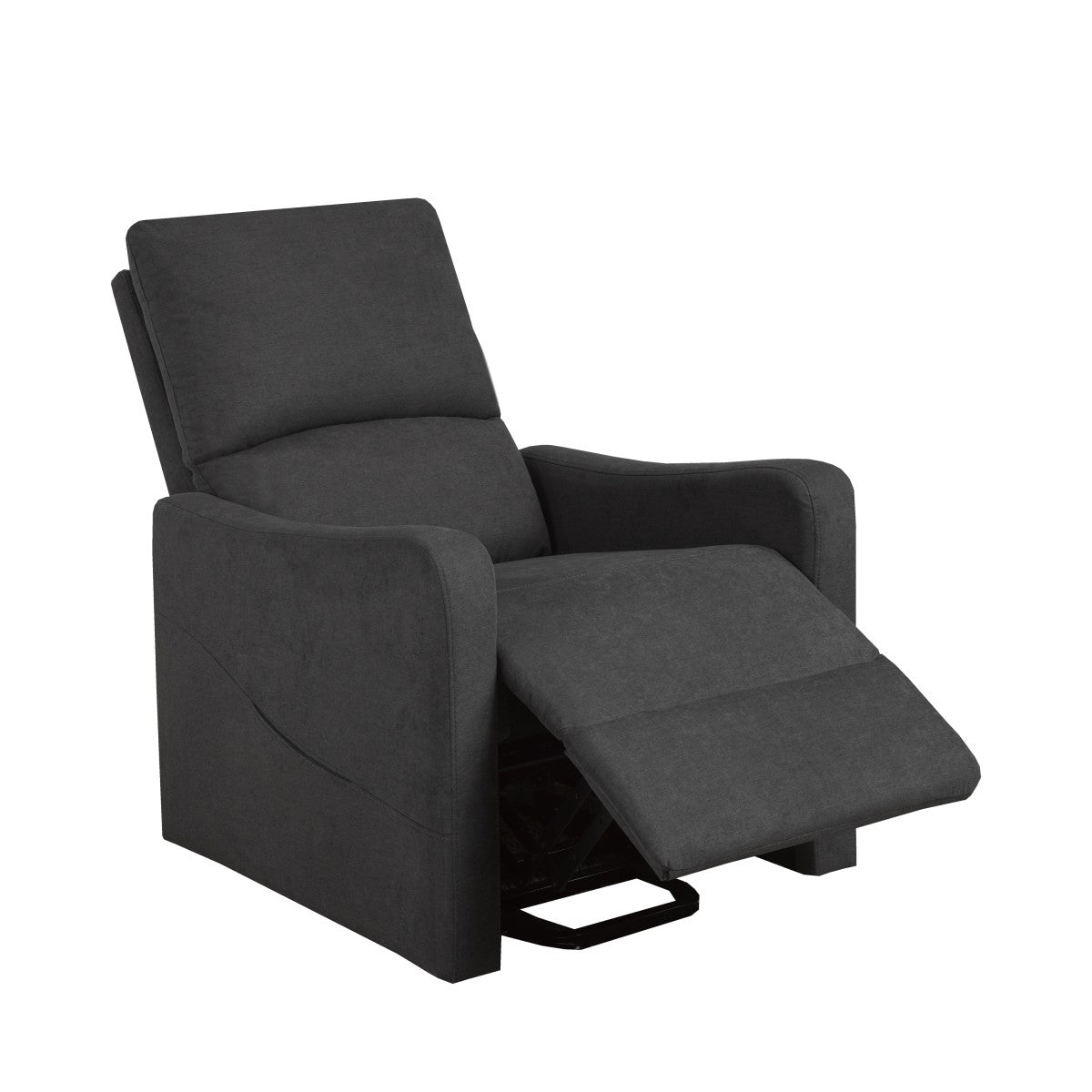 Upholstered Power Recliner Lift Chair – Dark Grey (Style 2)