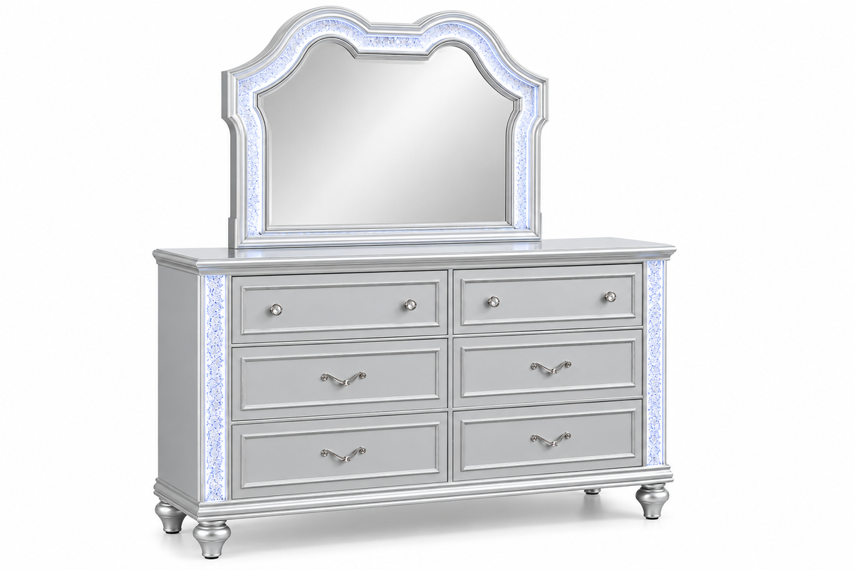 Rosita Grey Storage Bedroom Set – Queen & King Complete Bedroom Collection