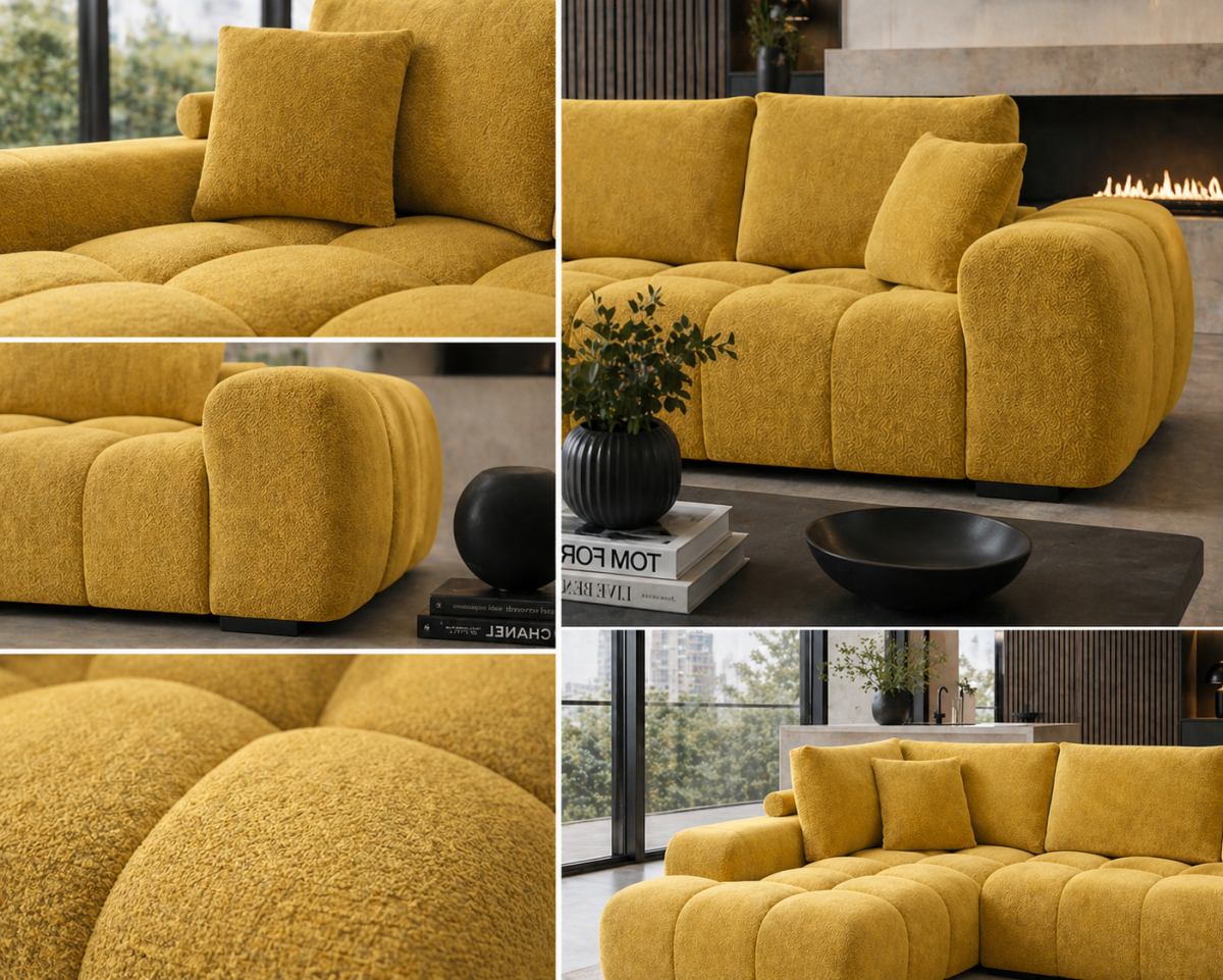 Sectional – Yellow