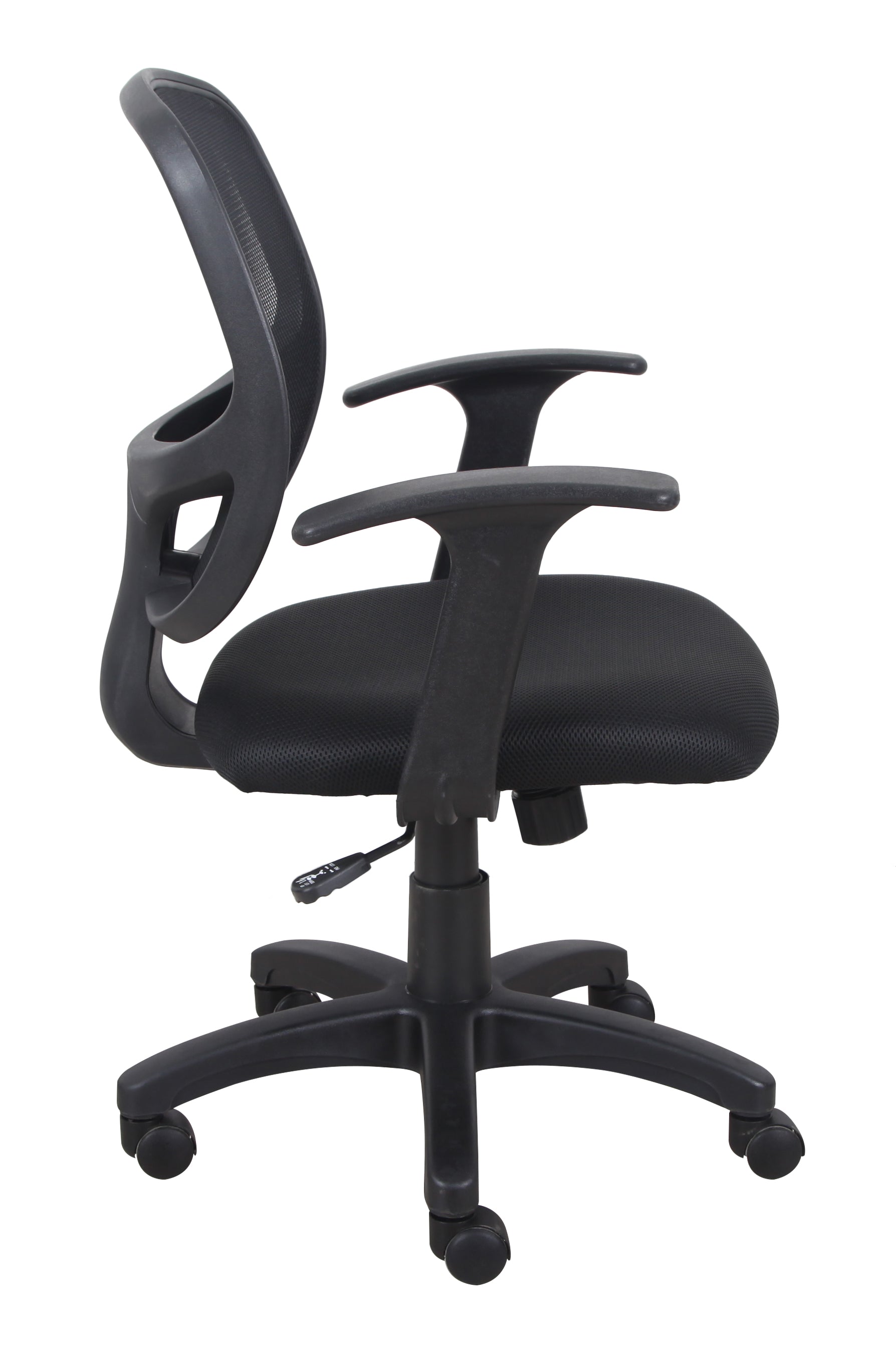 Eliza Mid-Back Ergonomic Mesh Office Chair with Adjustable Height Black