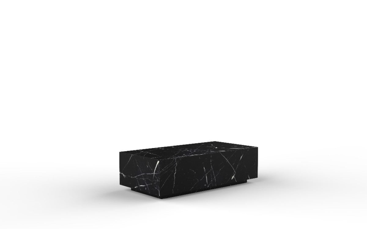 Marble Coffee Table – Black (Style 4)