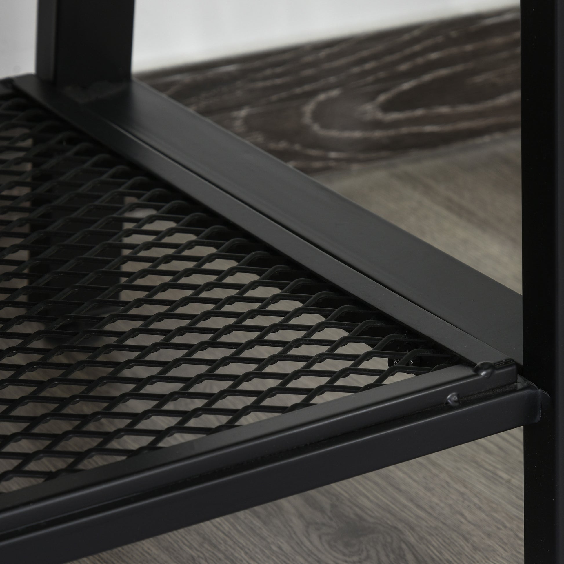 HOMCOM Mid-Century Modern TV Stand for 45-inch Screens with Cable Management