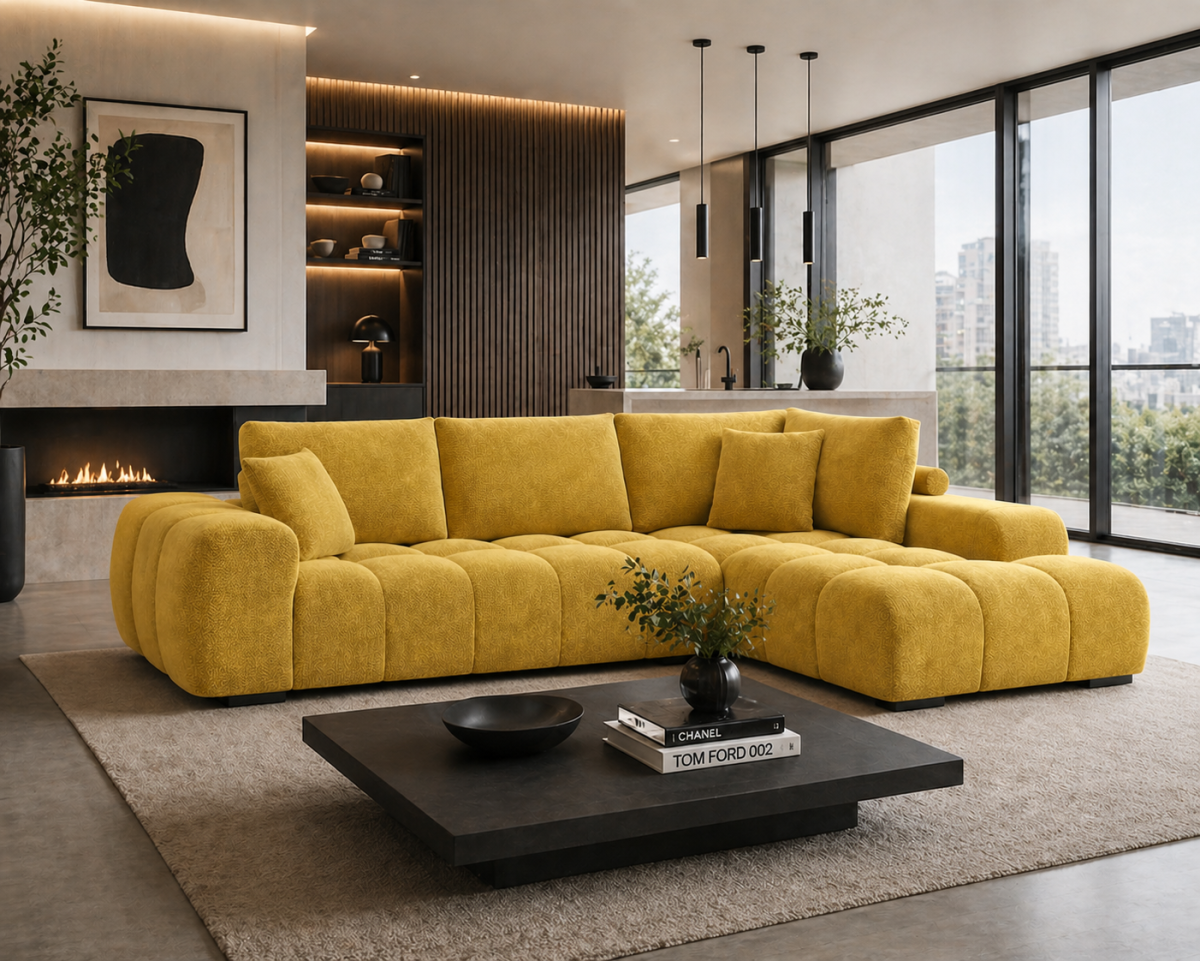 Sectional – Yellow