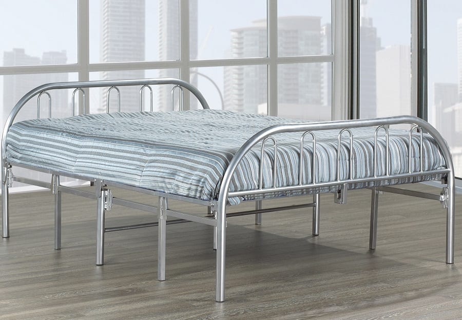 Chrome Tri-Fold Guest Bed