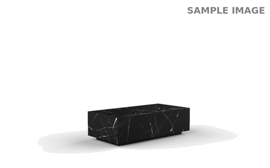 Marble Coffee Table – Black (Style 4)
