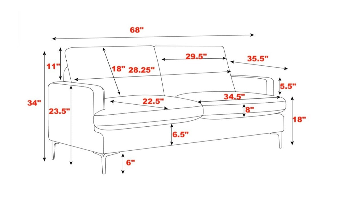 Upholstered Sofa