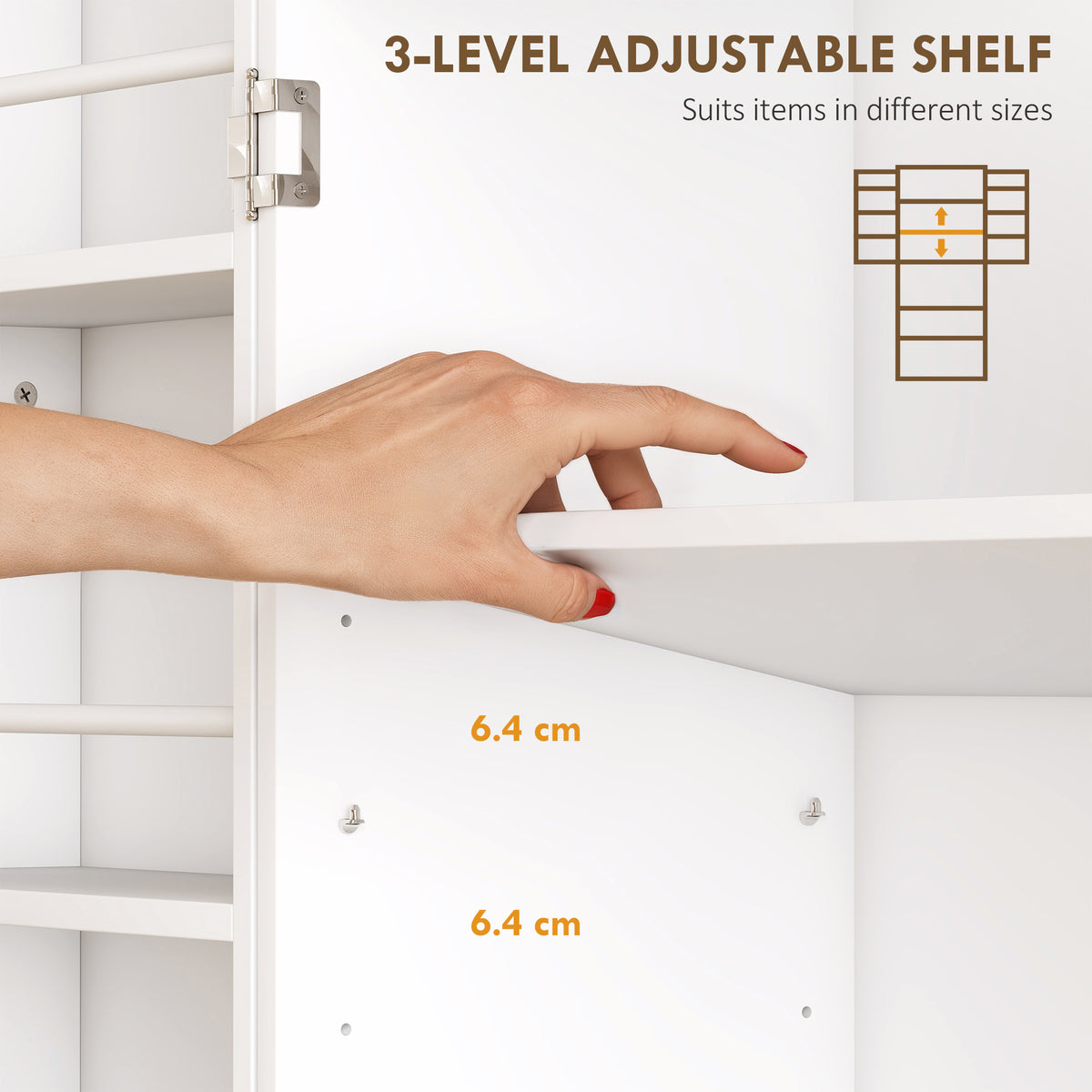 Farmhouse Storage Cabinet with 4 Doors – 30"W x 72"H