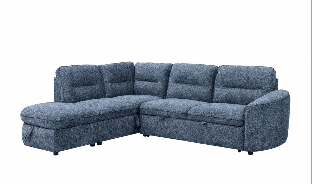 Velvet Sectional Sleeper