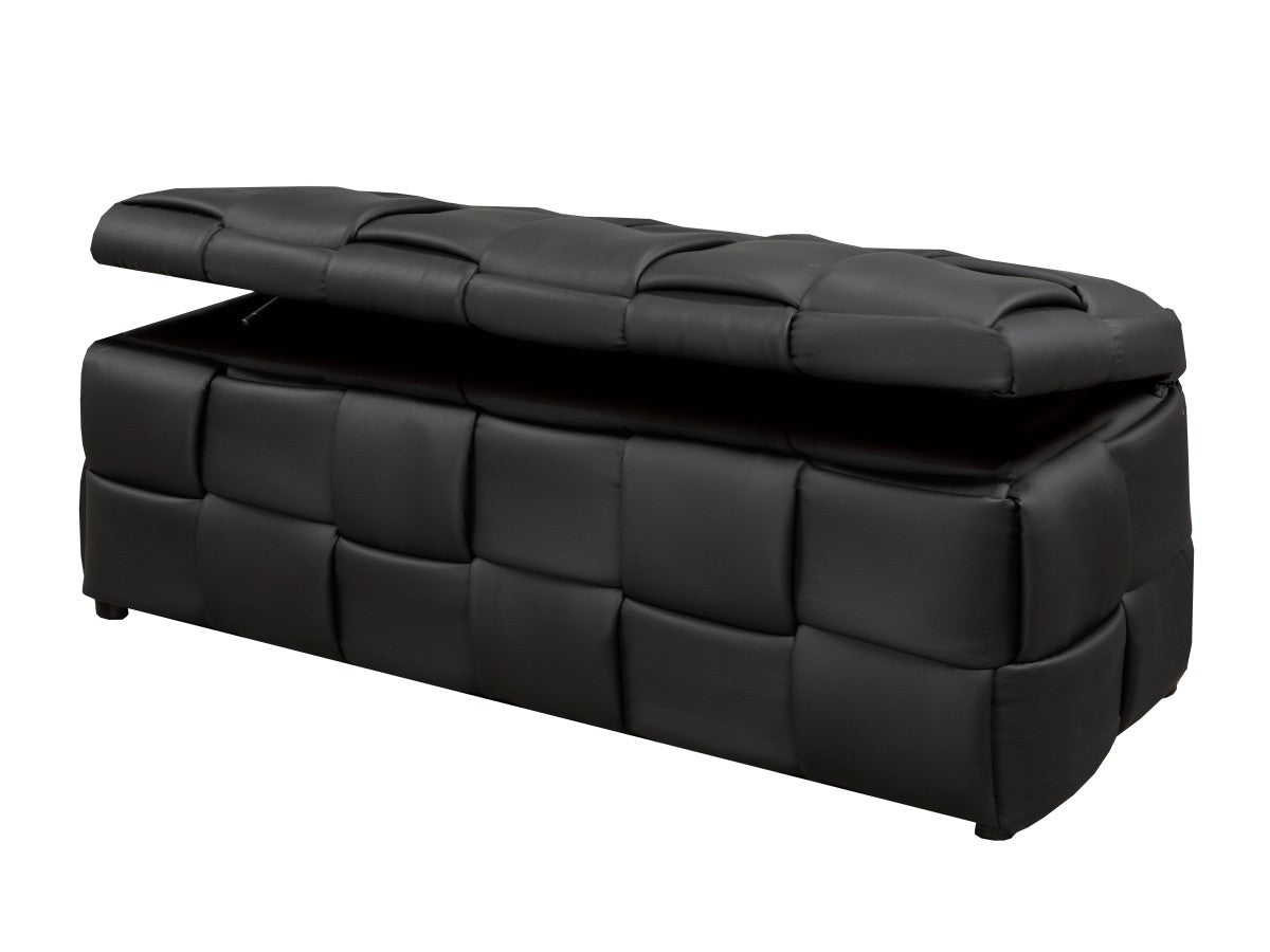 Storage Ottoman – Black