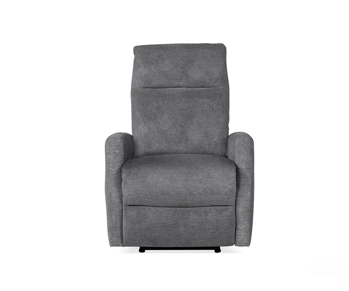 Zoya Contemporary Glider Recliner Chair with Padded Arms, High Back