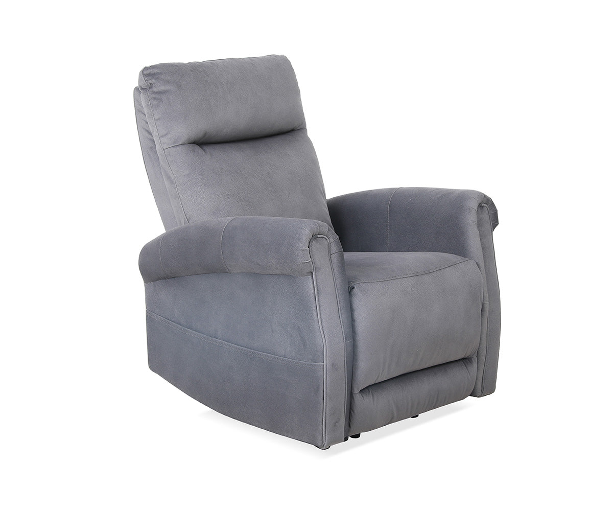 Kwality Arlen Charcoal Grey Fabric Power Lift Chair 70875CHGR