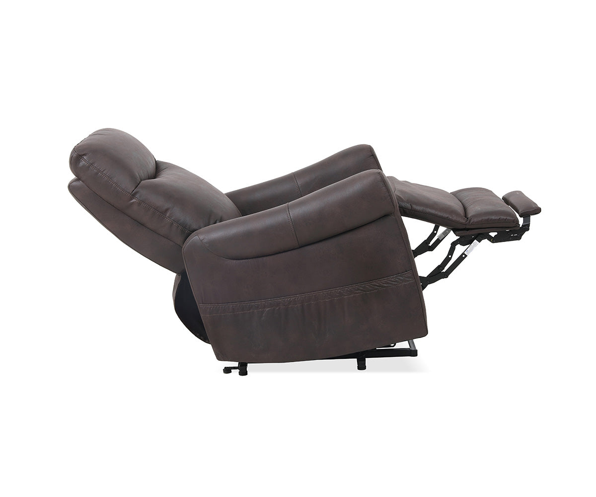 Cleo Dark Brown Fabric Power Lift Chair 70876DBR