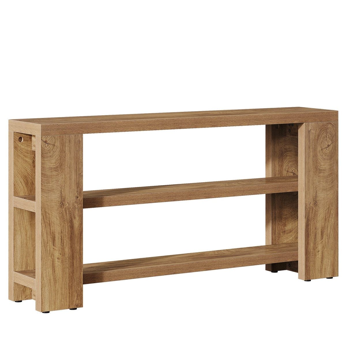 70.9" Console Table, 3-Tier Sofa Foyer Table with Storage for Entryway