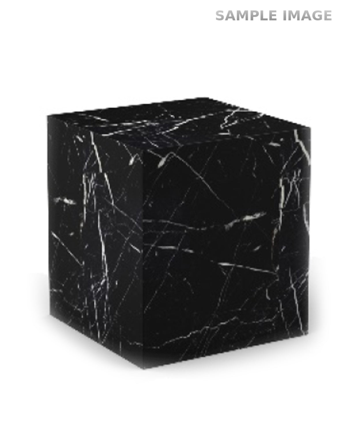 Marble Side Table – Black
