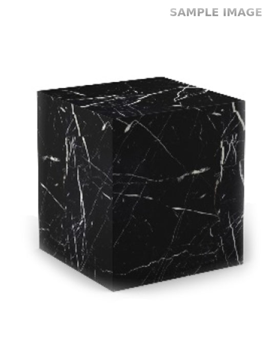 Marble Side Table – Black