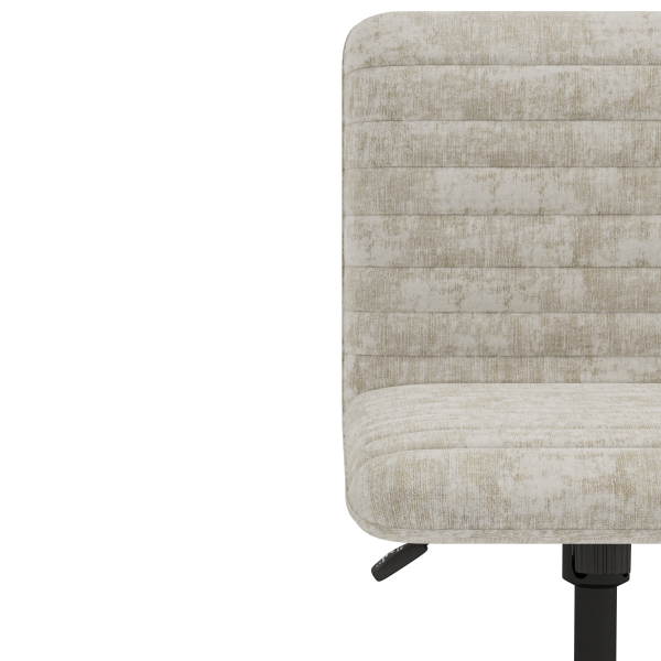 Otto Ergonomic Beige Fabric Office Chair with Adjustable Height and Smooth Swivel