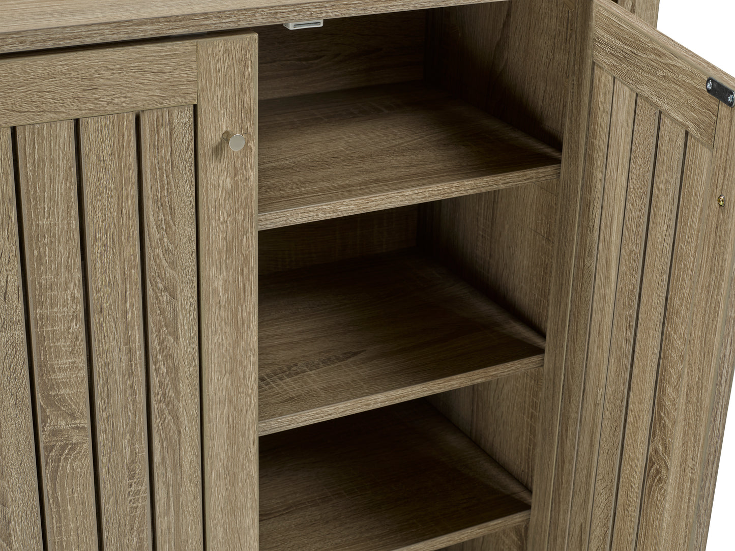 SHOE CABINET - DARK TAUPE