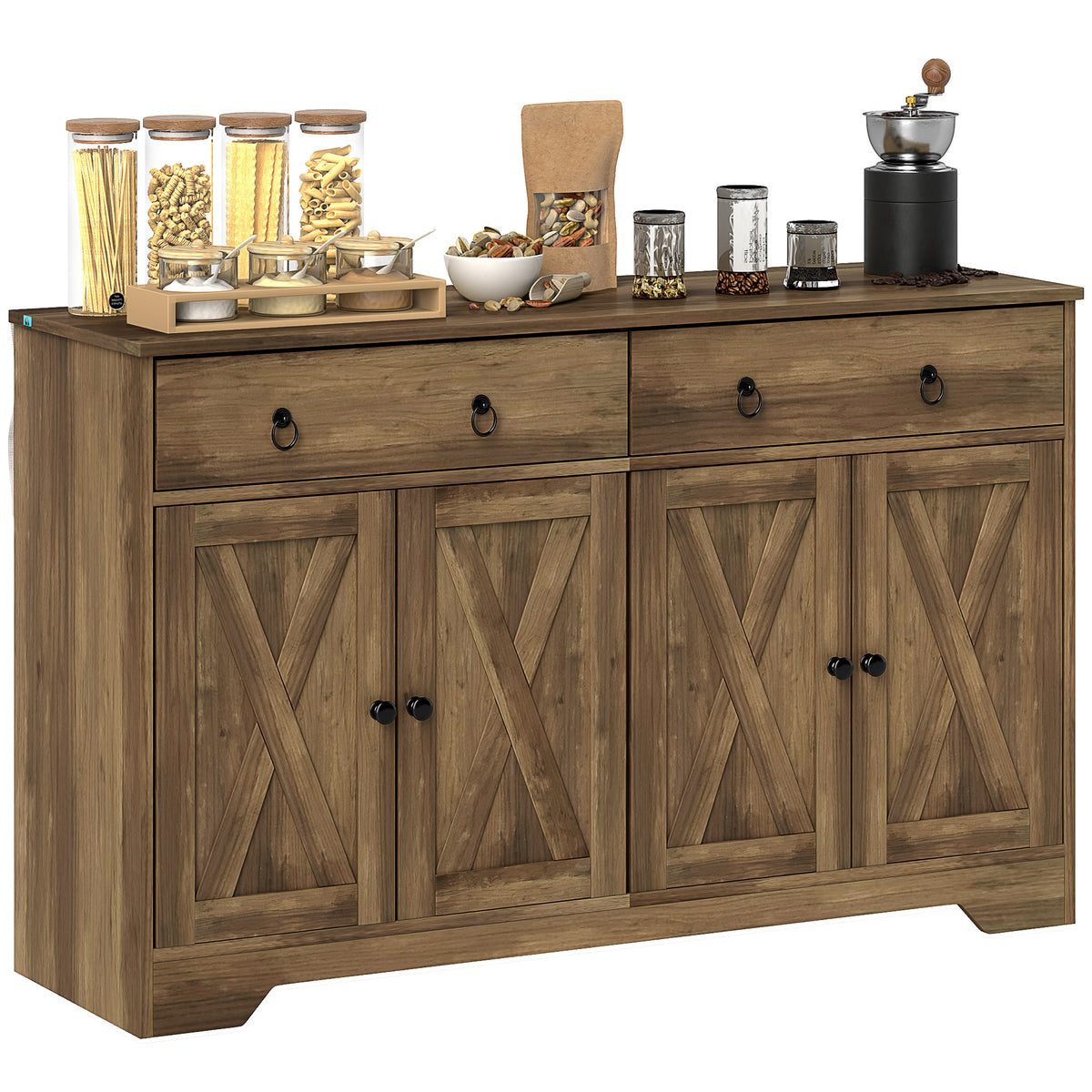 Sideboard Cabinet with 2 Drawers – 48"W x 30"H