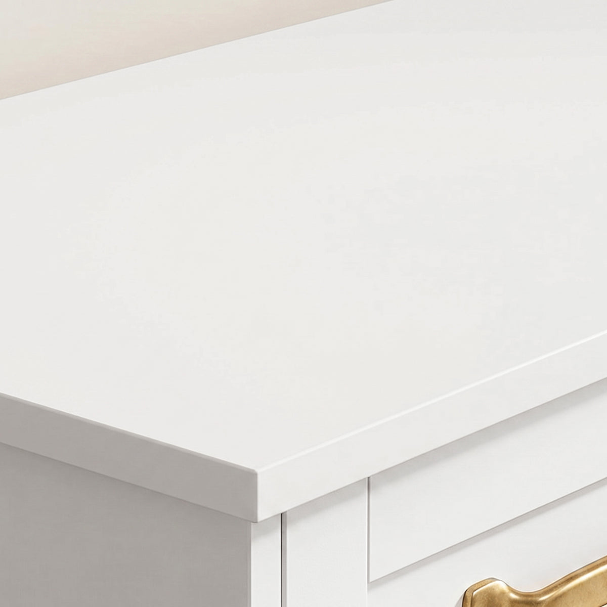 Modern Farmhouse Kitchen Storage Cabinet with 4 Drawers – 55"W x 31"H
