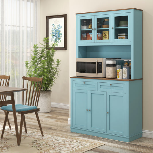 Pantry Cabinet with Microwave Space – 39"W x 71"H