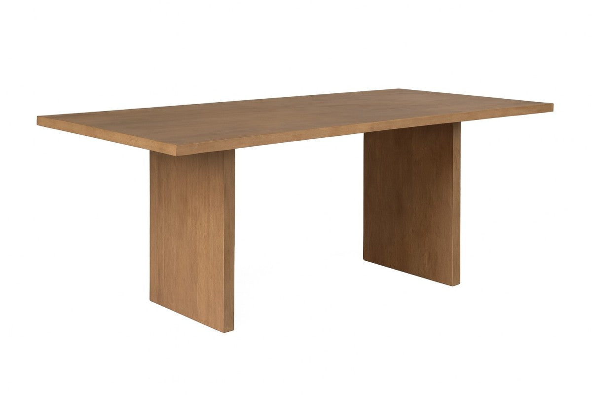 Solid Wood Dining Table – Natural Oak