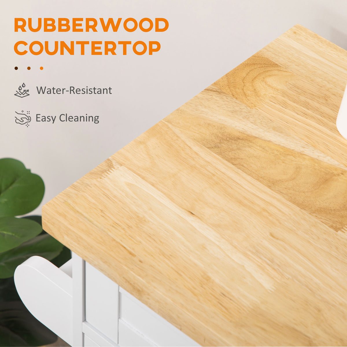 Kitchen Island with Storage – 43"W x 35"H