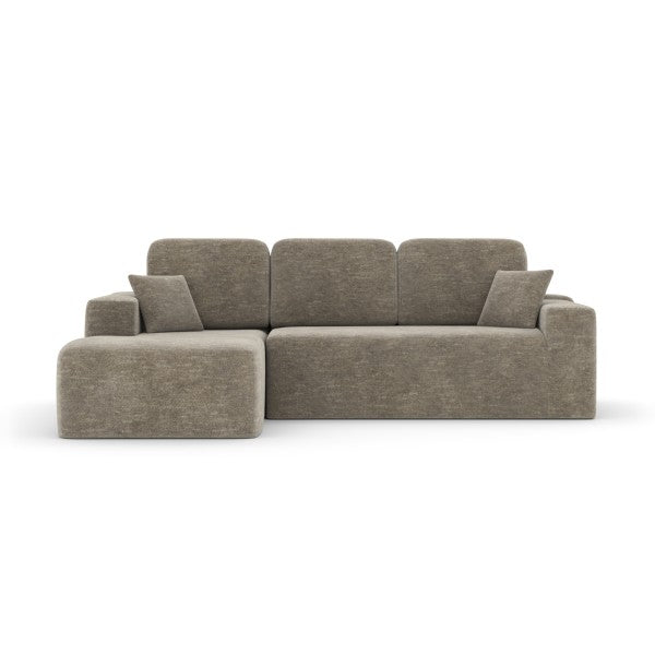 Brassex Isabel Sectional Beige Modern Design 60D Foam