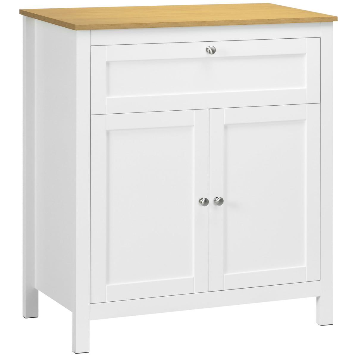 Sideboard with Drawer and Double-Door Cupboard – 32"W x 35"H